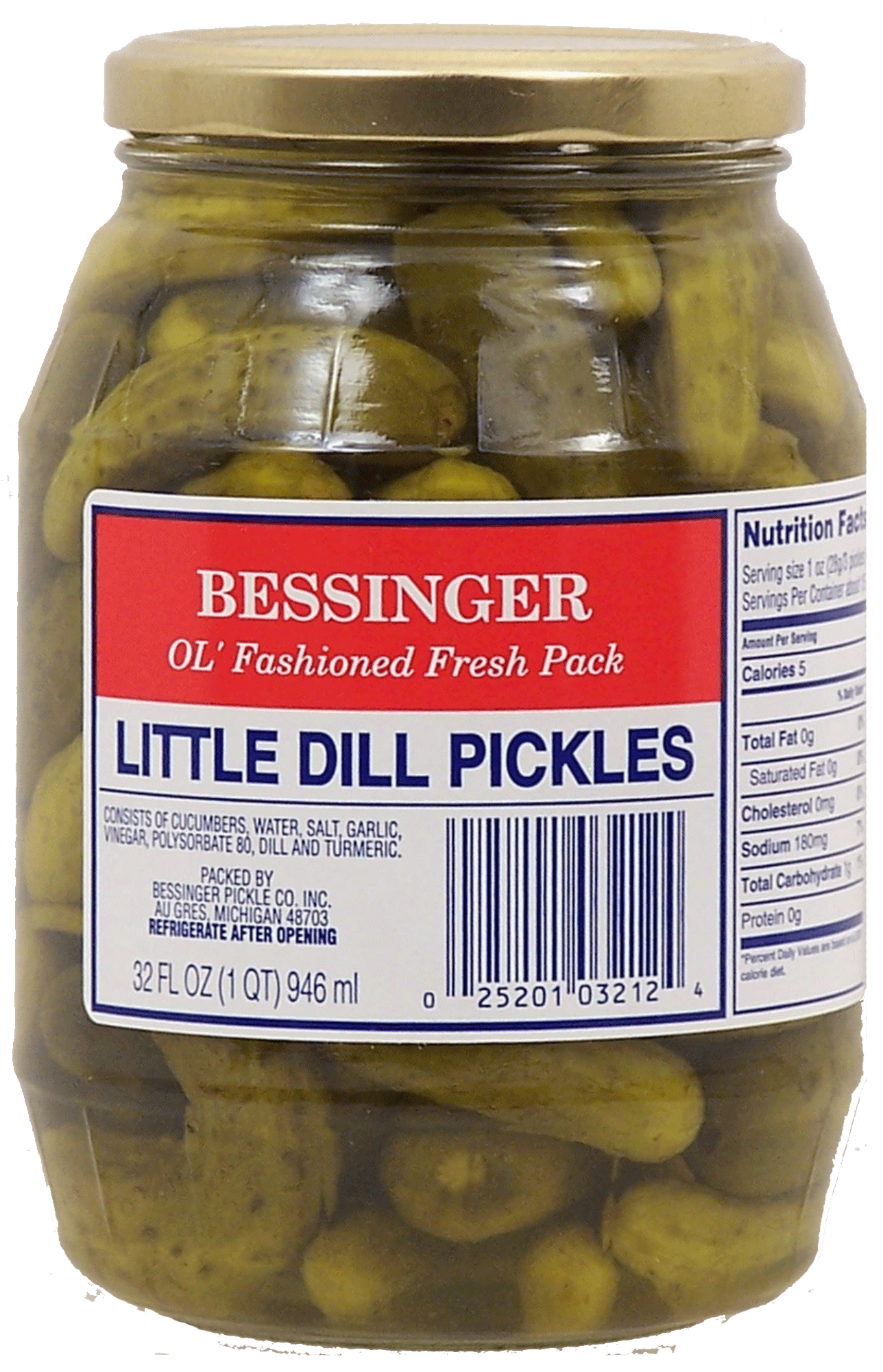 Bessinger&nbsp;Ol' Fashioned Fresh Pack&nbsp;little dill pickles Full-Size Picture